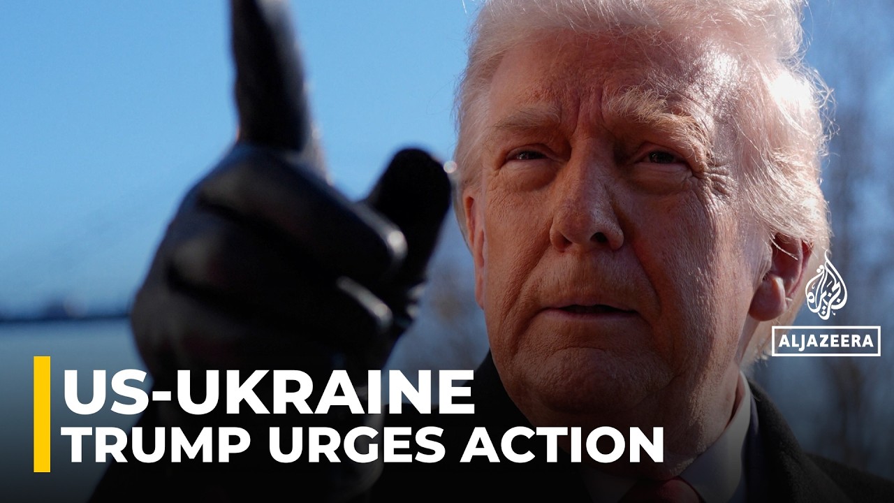 Trump says US negotiating with Europe on Greenland, urges Zelenskiy to ‘move’ on peace deal