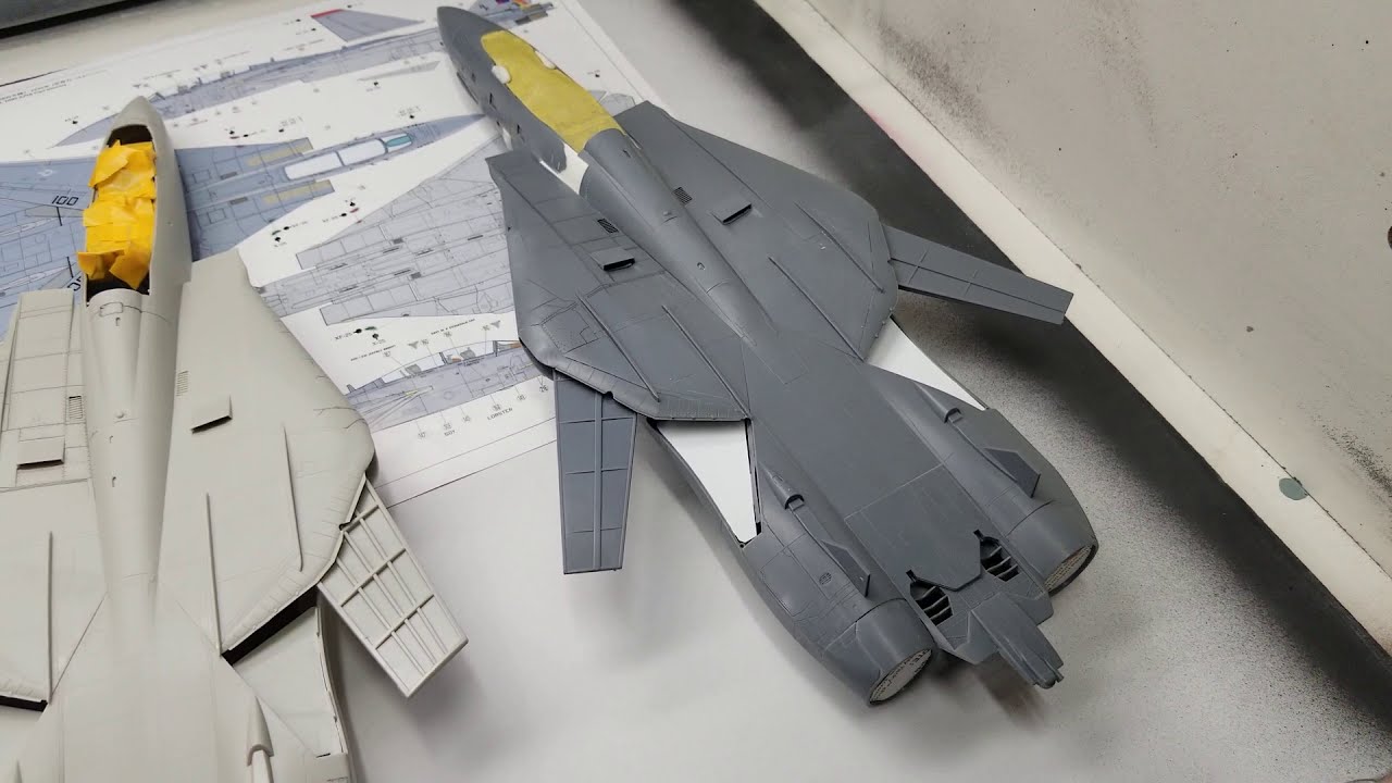 1/48 f-14 amk tamiya hobbyboss hasegawa ultimate comparison  part 2