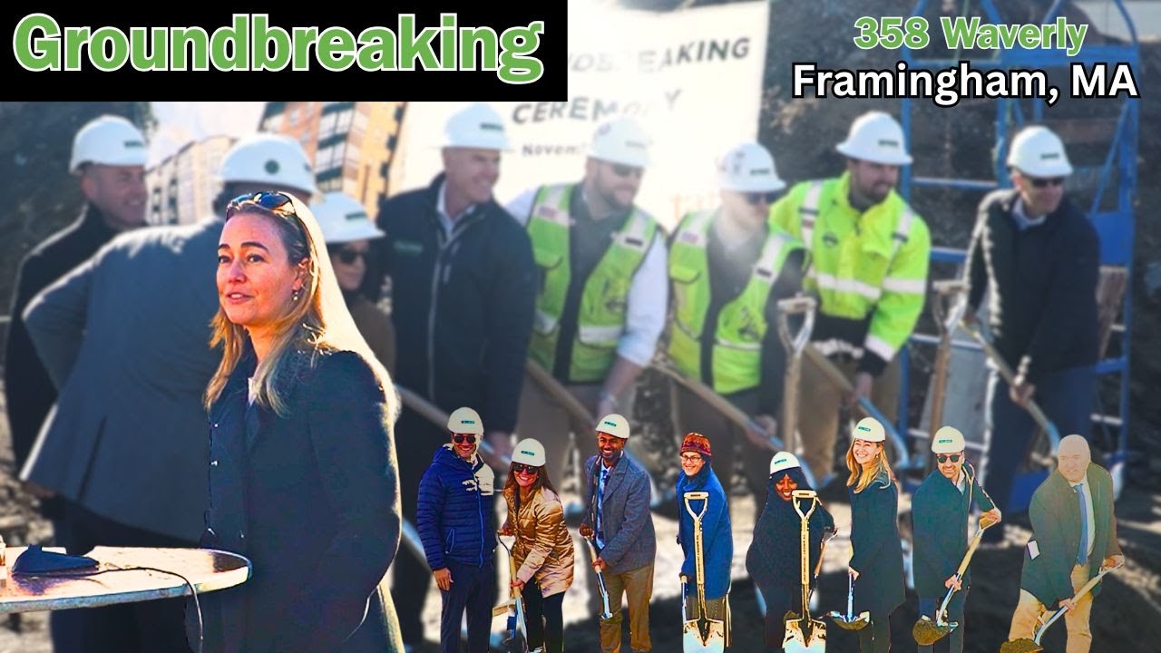 Watch us Celebrate a Major Construction Milestone in Framingham, MA!