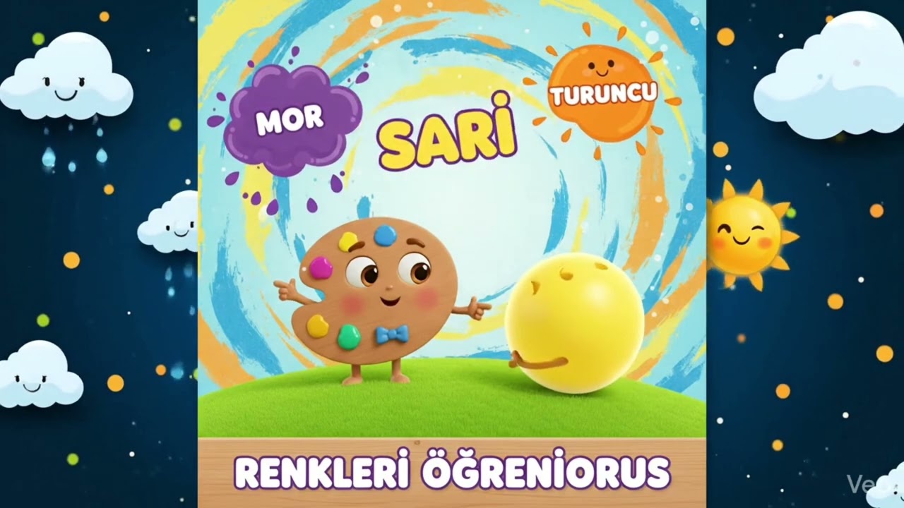 Renkleri Öğrenelim 🟨🟥⚫️⚪️