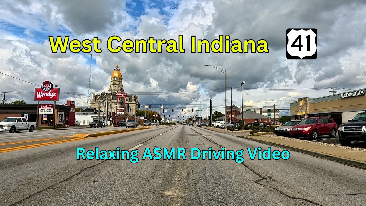 US-41 Scenic Drive 🚗| Terre Haute to Clinton, Indiana [GoPro 4K]