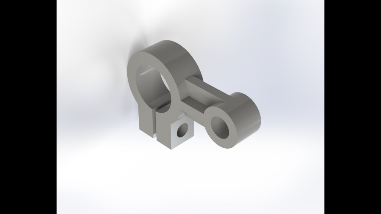 Solidworks : Conception 3D d’un Support d’Axe modélisation Mécanique