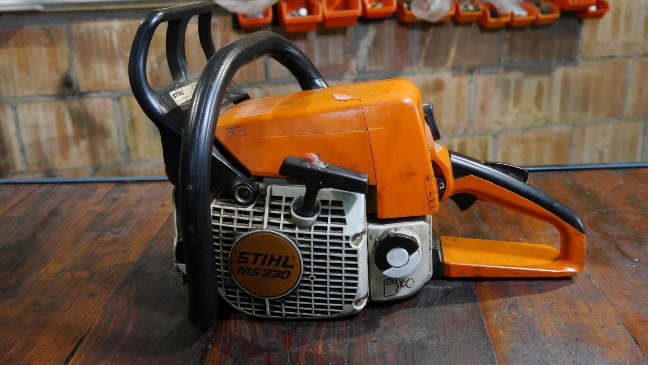 #rpgarażowo  Stihl MS 230 z 2009r. Sekcja zwłok. Jaka kompresja.  Rozkręcam na części pierwsze.