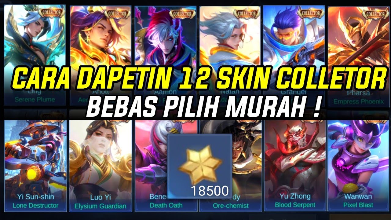CARA DAPETIN 12 SKIN COLLETOR RESALE MURAH ! DI JAMIN DAPET SKIN COLLETOR BEBAS PILI PAKE CARA INI