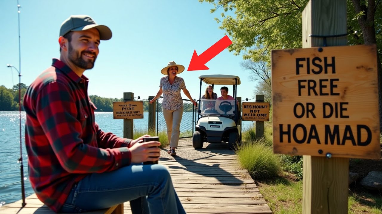 HOA Tried to Fine Me for Fishing — So I Bought the Lake and Put Up ‘Residents Not Welcome’ Signs