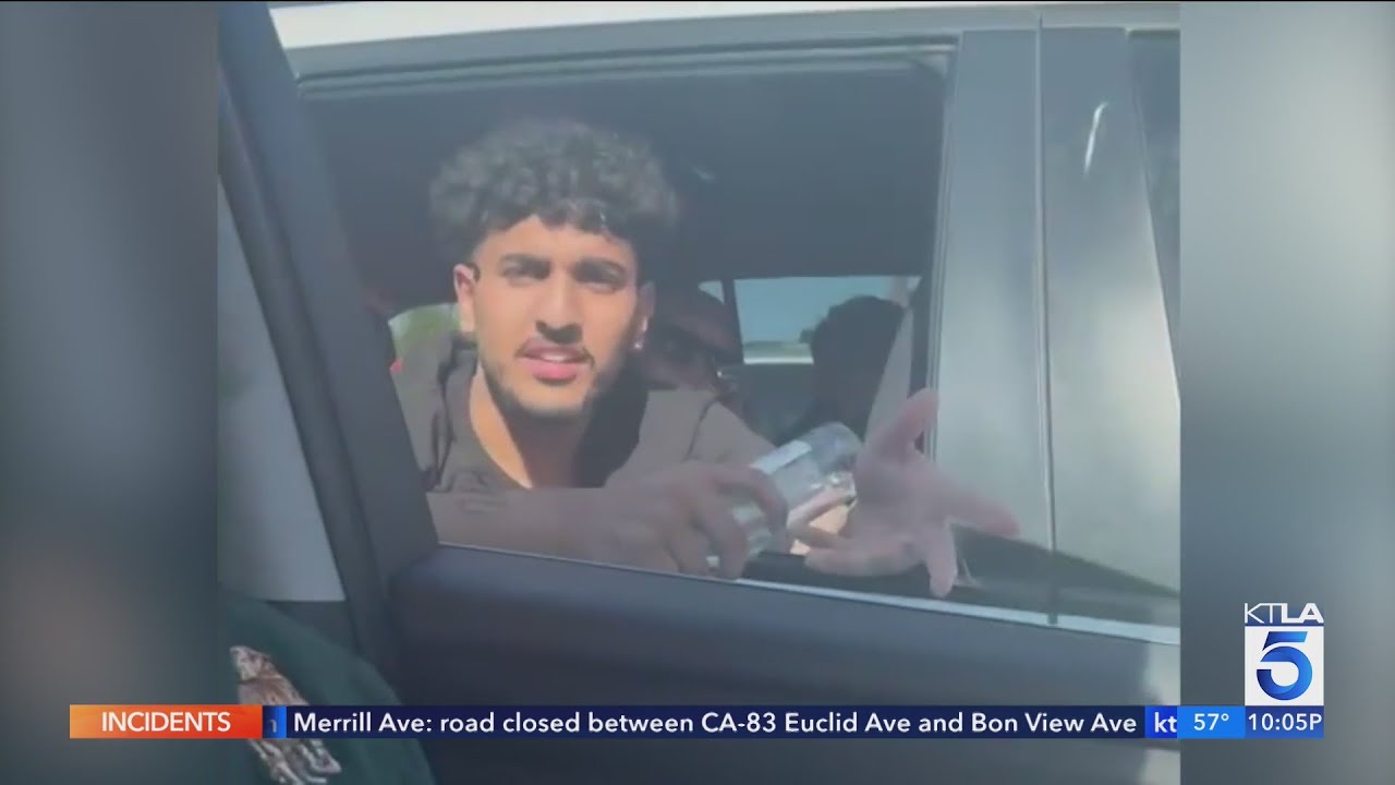 Coachella road-rage incident caught on camera