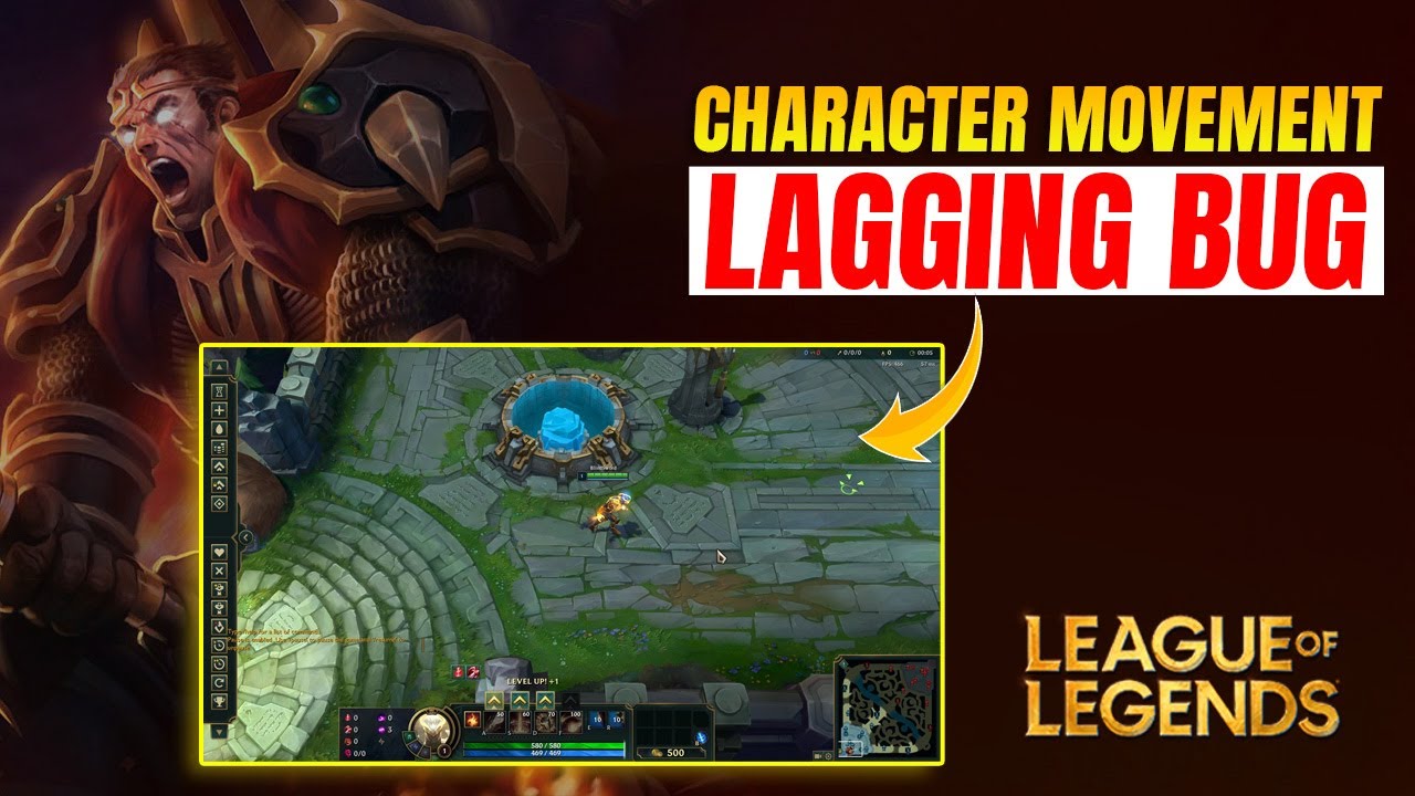 How to Fix League of Legends Character Movement Lagging Bug PC | Slow Moving Character Glitch in LOL