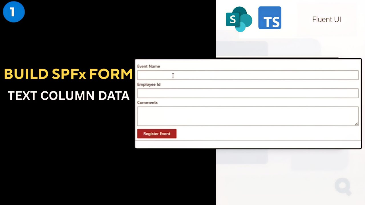 Создание веб-части формы SharePoint с использованием SPFx | Вставка данных в текстовый столбец с ...