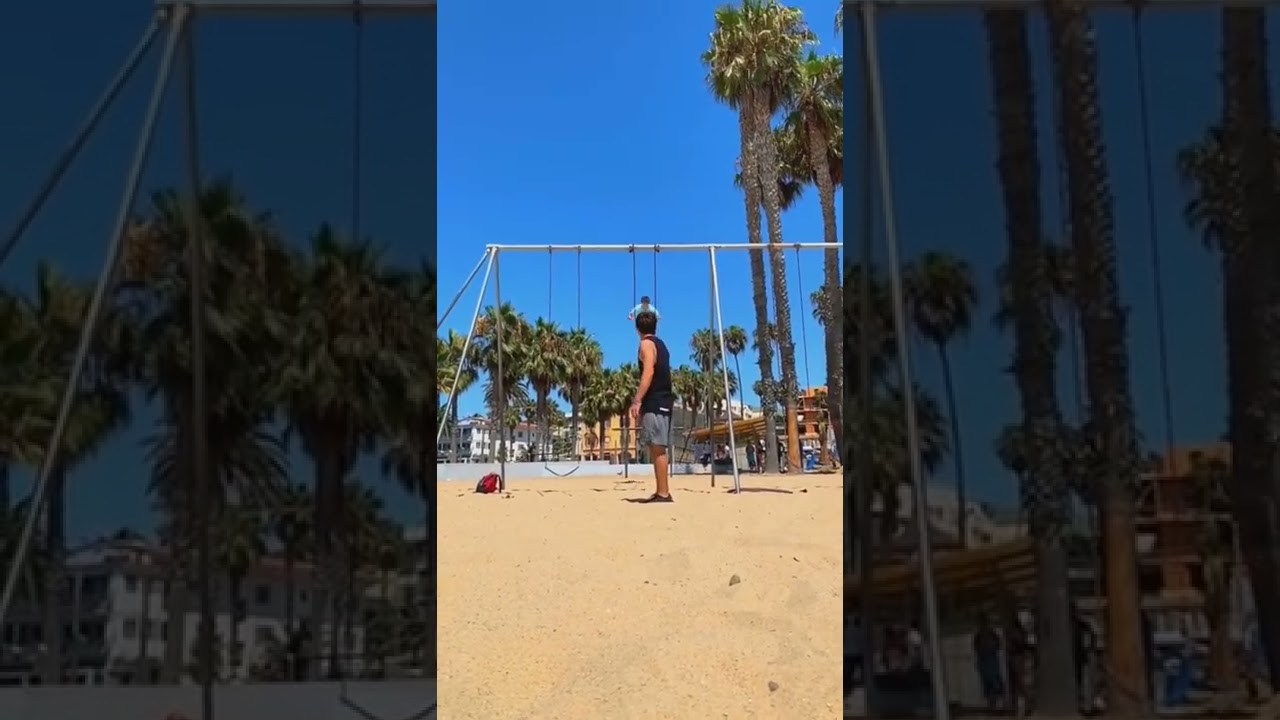 Highest swing jump EVER! 
