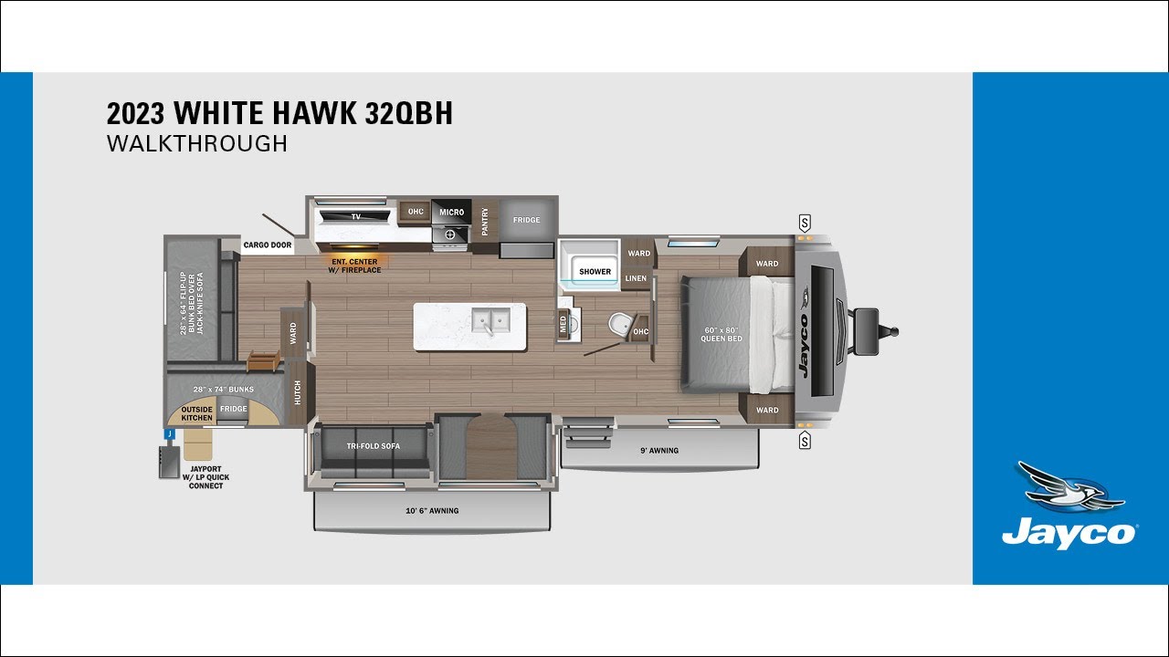 2023 White Hawk 32QBH - Travel Trailer Walkthrough - Jayco RV