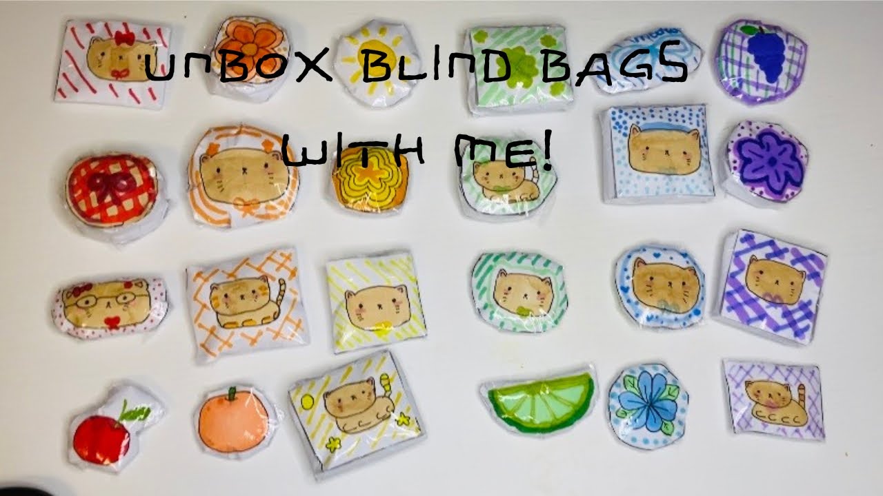 Unboxing blind bags for my subscriber!