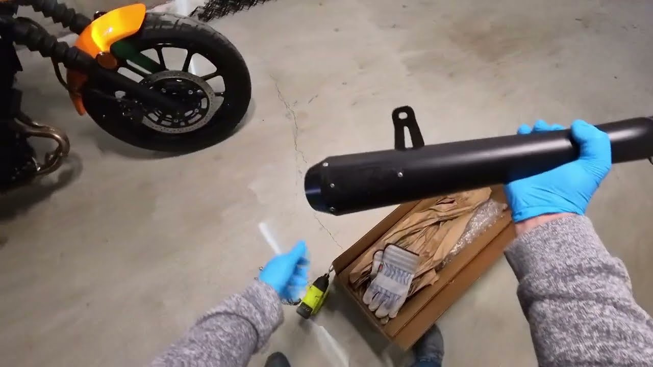 M4 Exhaust Install Kawasaki Eliminator SE