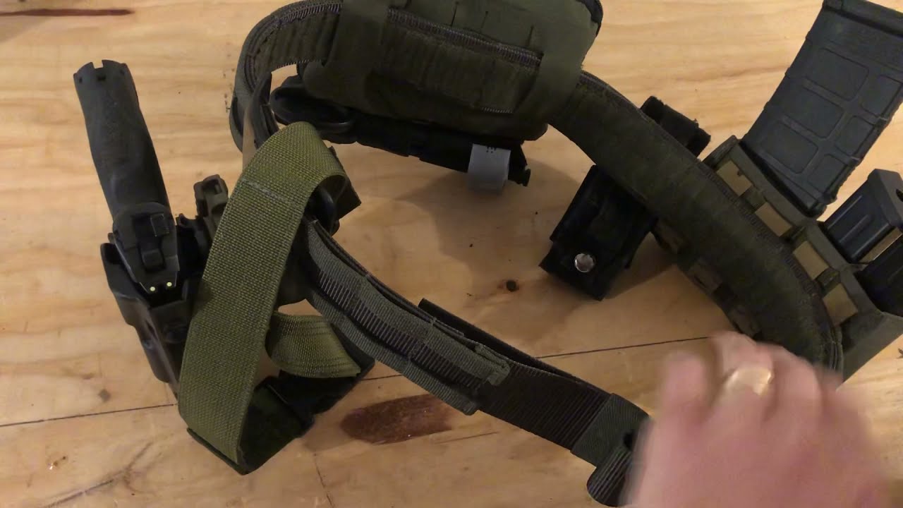 Battle belt setup KRYDEX, Esstac Kywi mag pouches