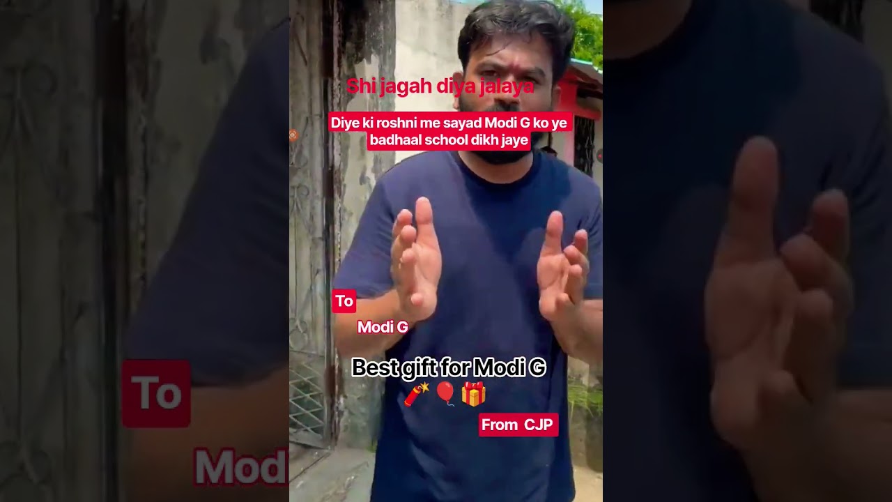 Abhijeet dipke's gift to Modi G 🎁👍