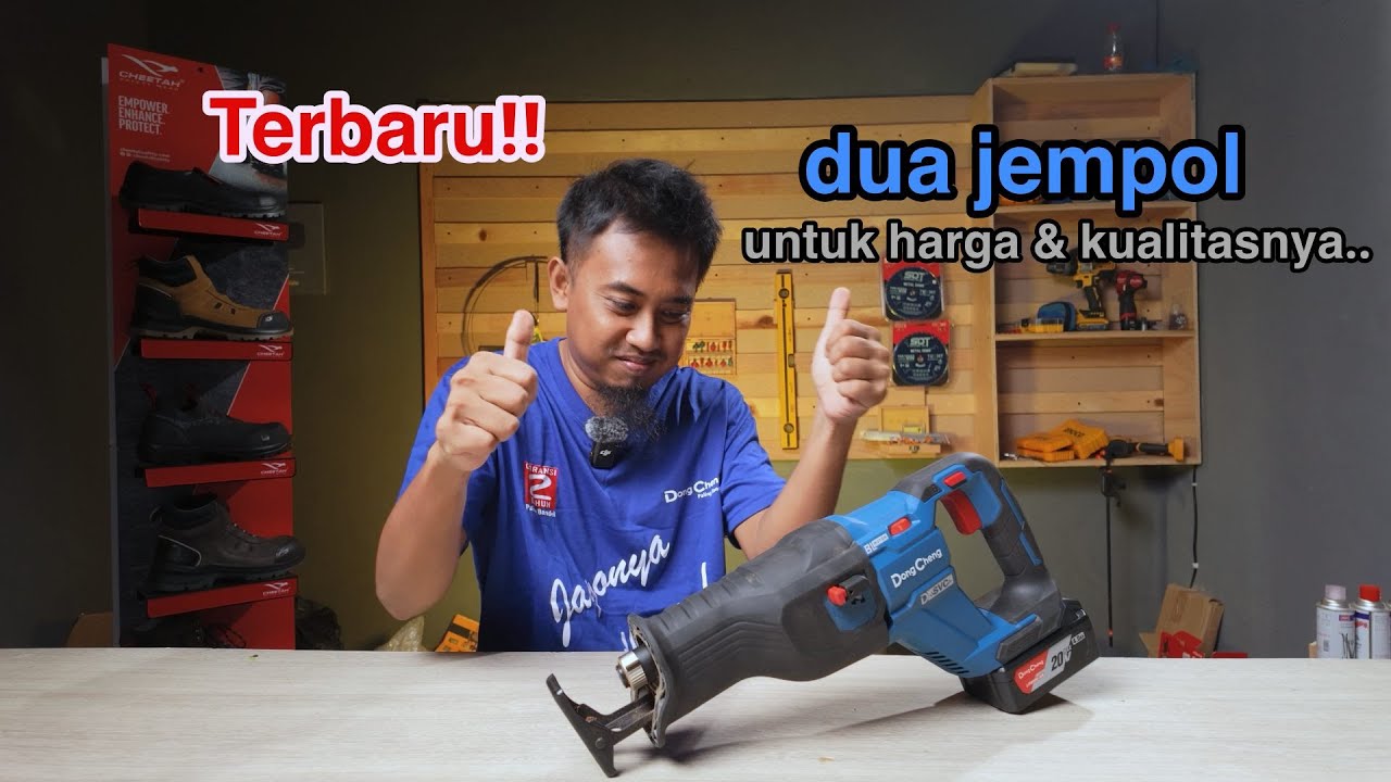 gak usah mikir, ini lebih menggoda dr B*sch! - DONGCHENG DCJF32 CORDLESS BRUSHLESS RECIPROCATING SAW