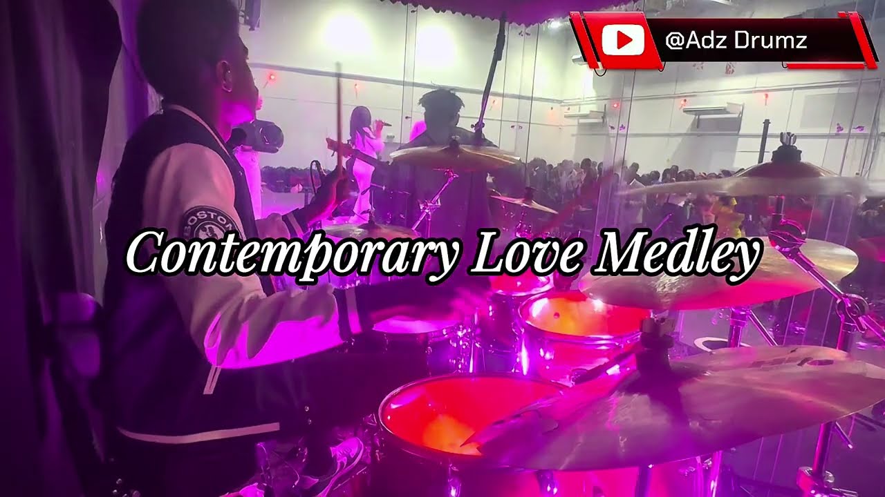 CONTEMPORARY LOVE MEDLEY | LIVE DRUM PERFORMANCE 🔥