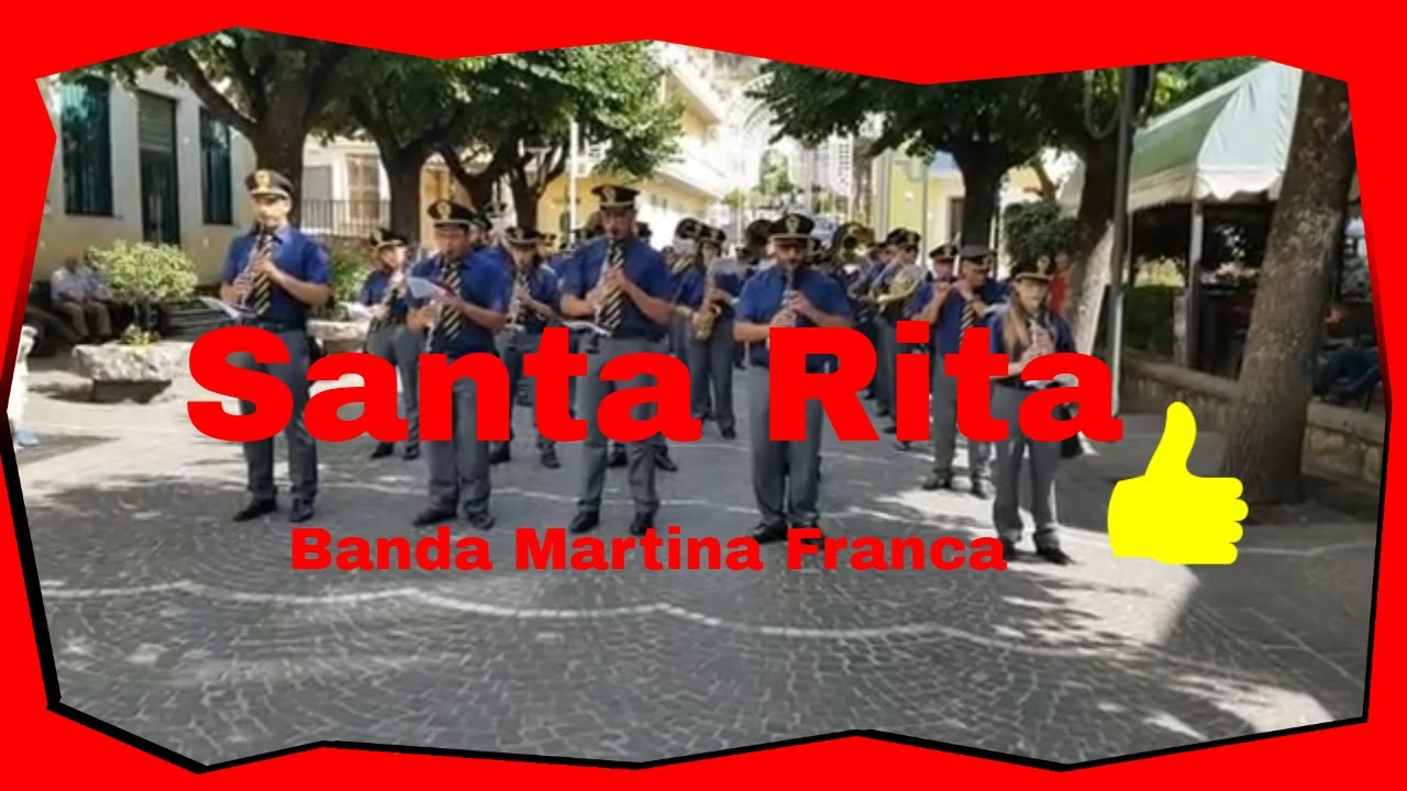 Santa Rita marcia sinfonica di Pasquale Aiezza festa patronale a Monte San Giacomo