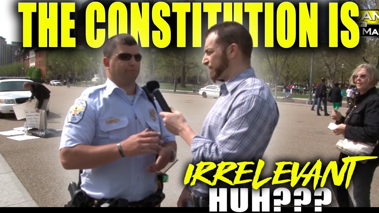 We Are Not Concerned With The Constitution Or Your Rights! WOW!!!