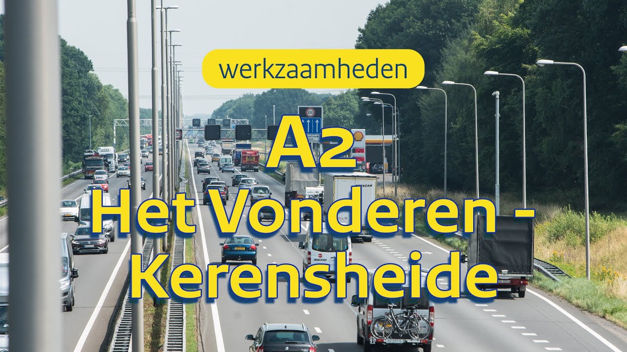 De A2 gaat in het weekend van 14 november dicht in beide richtingen | RWSverkeersinfo