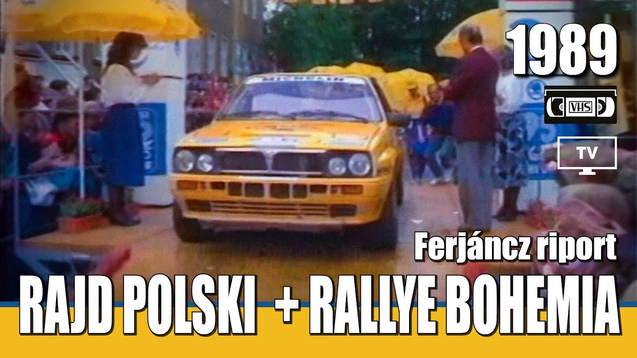 46. Rajd Polski + 16. Rallye Bohemia 1989.  Ferjáncz Attila - dr. Tandari János   -   RallyeShop.hu