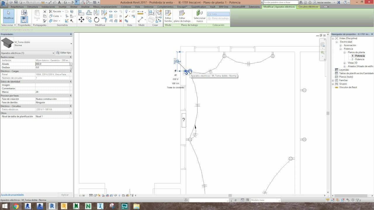 Diseño Electrico con Revit MEP -