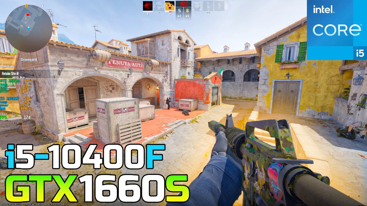 Counter Strike 2: GTX 1660 Super + i5 10400F + 16GB RAM | FPS ?