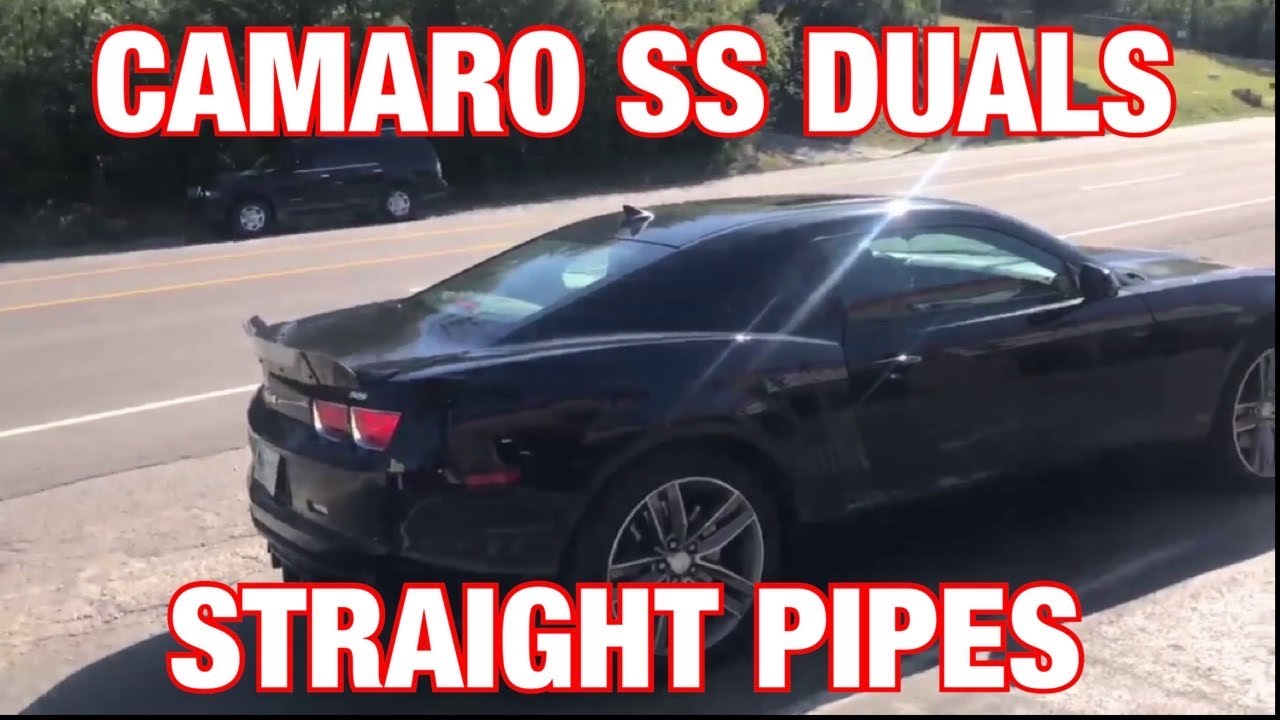 2011 Chevy Camaro SS DUAL EXHAUST w/ STRAIGHT PIPES!!!