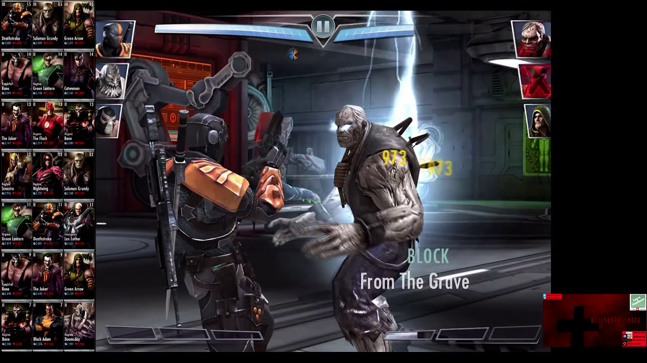 Injustice Gods Among Us iOS - Mortal Kombat X Scorpion Challenge Full Expert Difficulty