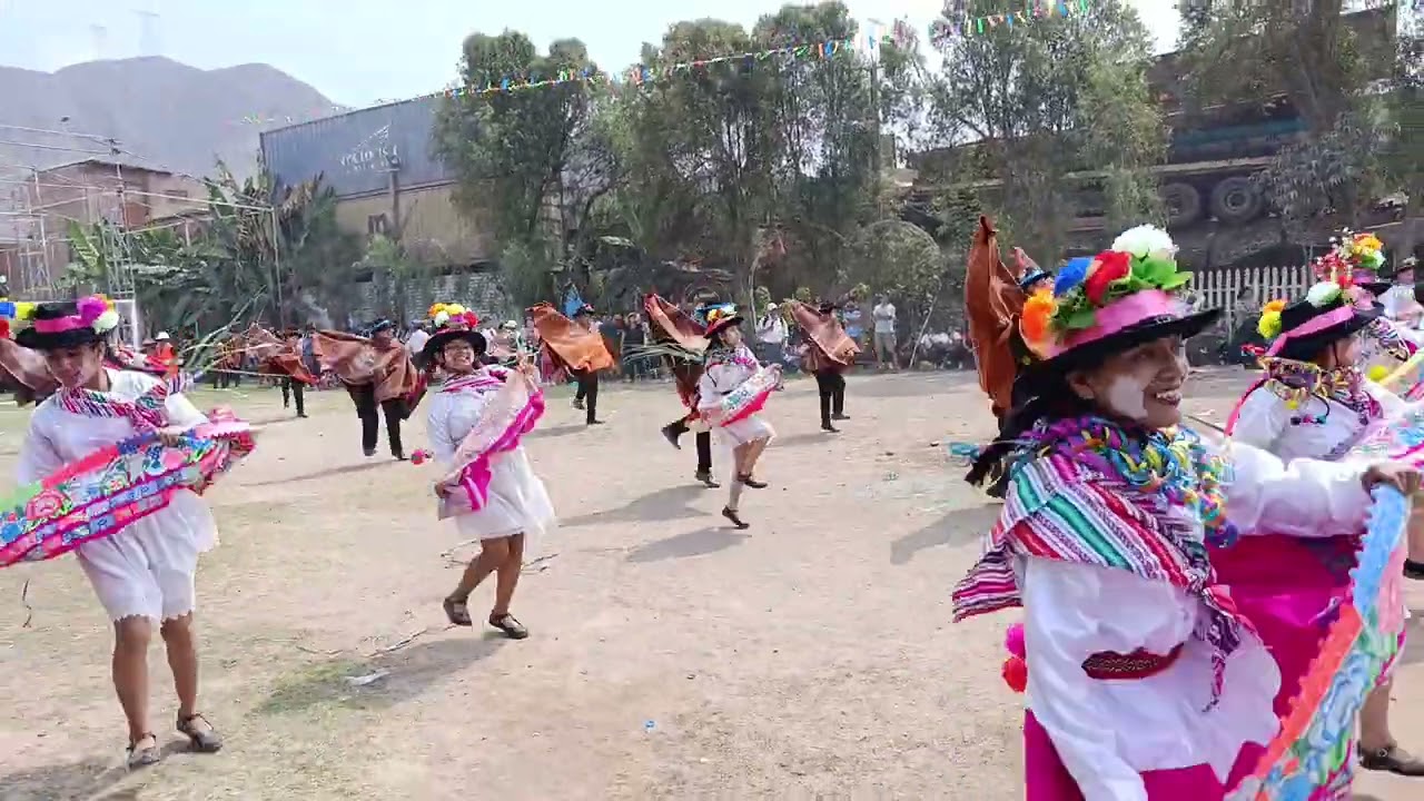 Elenco Cultural Alta Paloma-Carnaval Congallino - Aniversario de Isabel Huayanay #comparsa #carnaval
