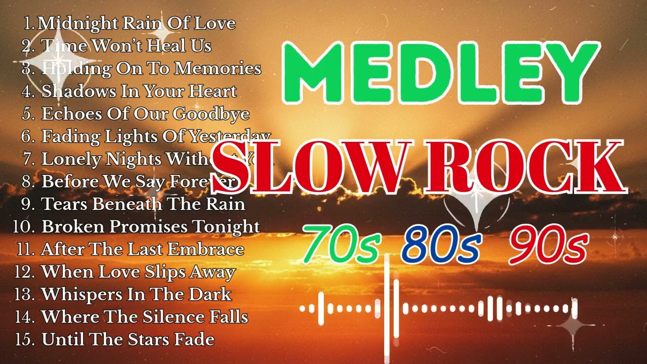 Nonstop Classic Slow Rock 🎸 Romantic Love Songs 70s 80s 90s Mix