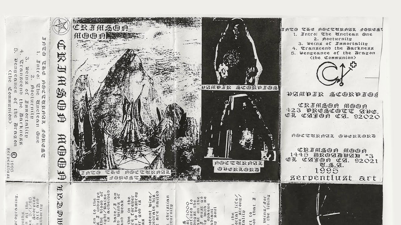 Crimson Moon - Into the Nocturnal Forest (USA, 1995)