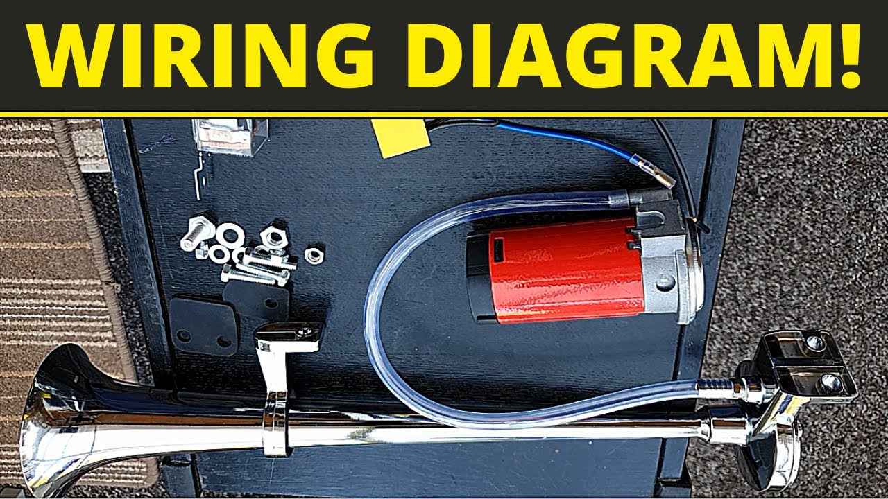 How to fit an air horn to my transit custom Air horn circuit diagram