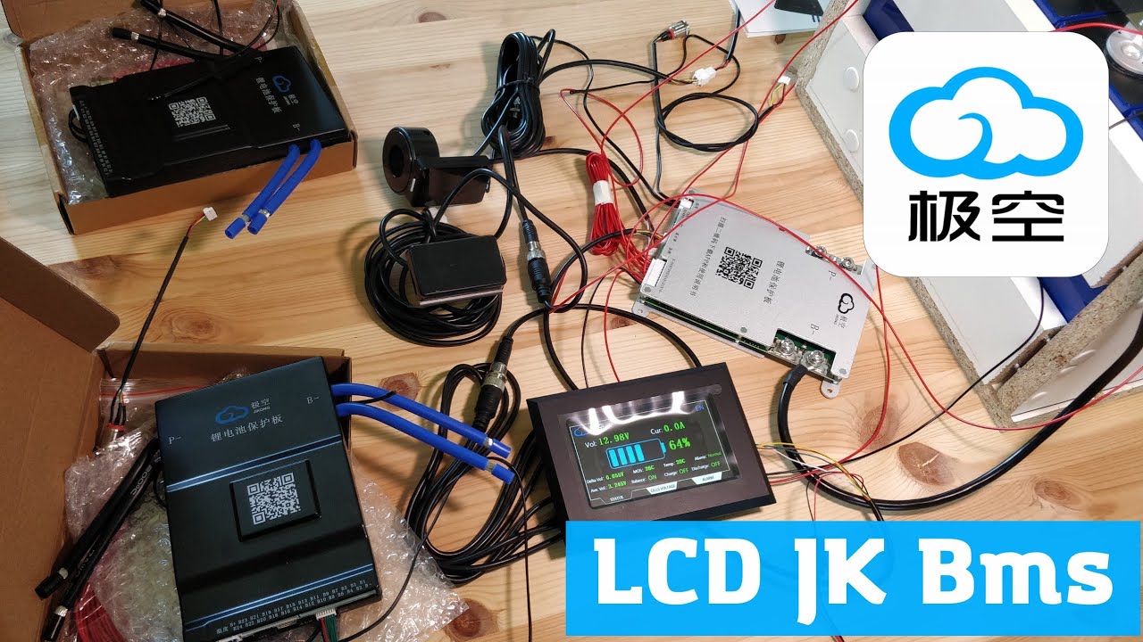LCD дисплеї для JK (Jikong) BMS. Lifepo4, Li-ion, LTO. Контакти кнопки.
