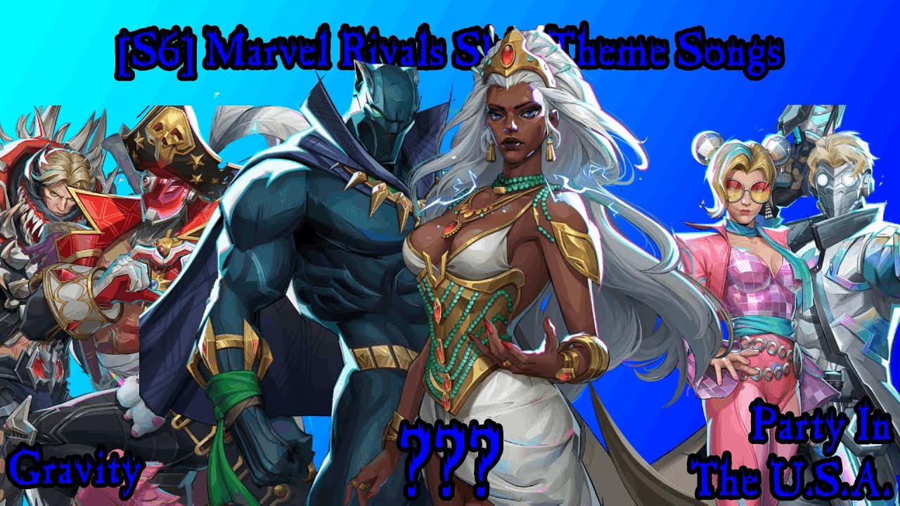 [S6] I Gave Marvel Rivals Skins Theme Songs | Marvel Rivals | #marvelrivals