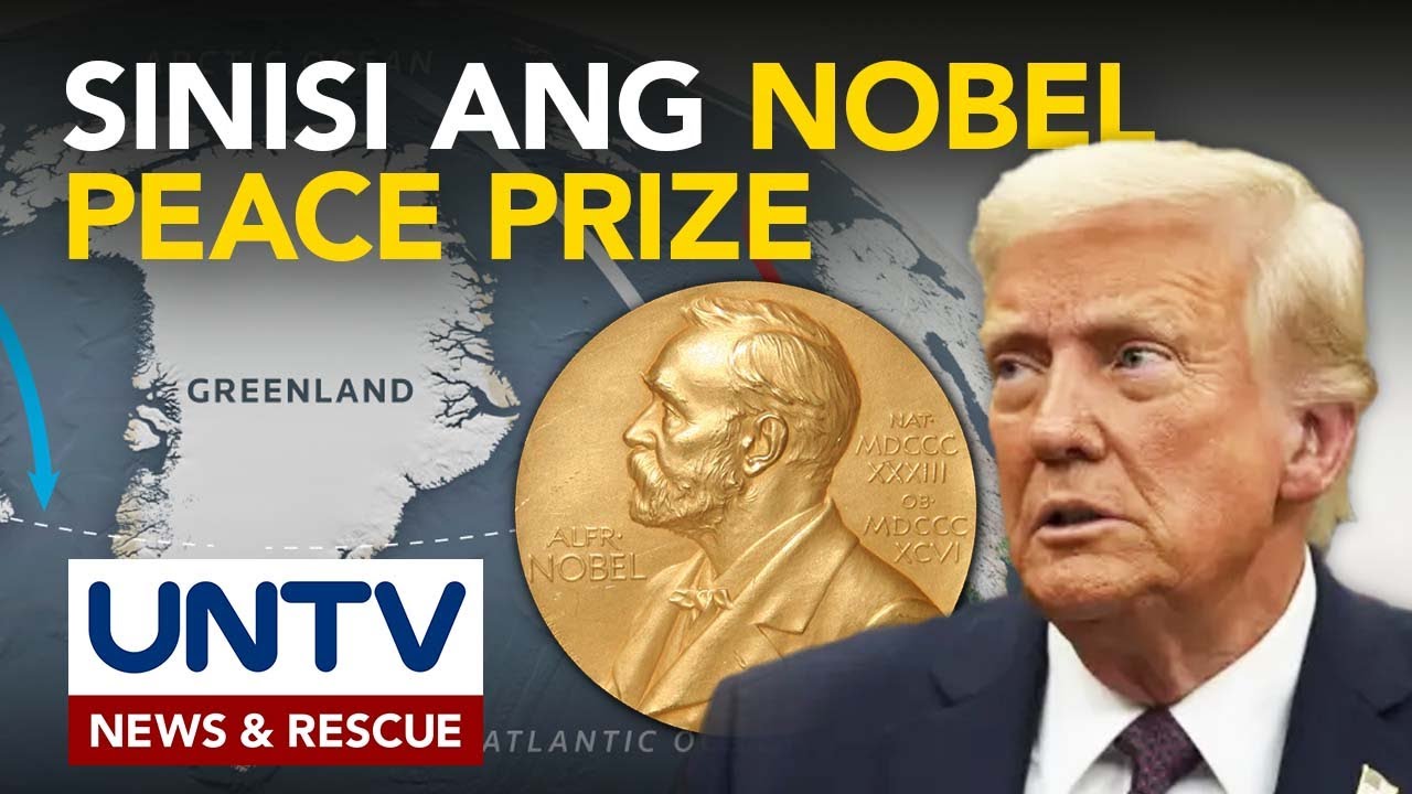 Trump, isinisi sa Nobel Peace Prize ang alitan sa Greenland