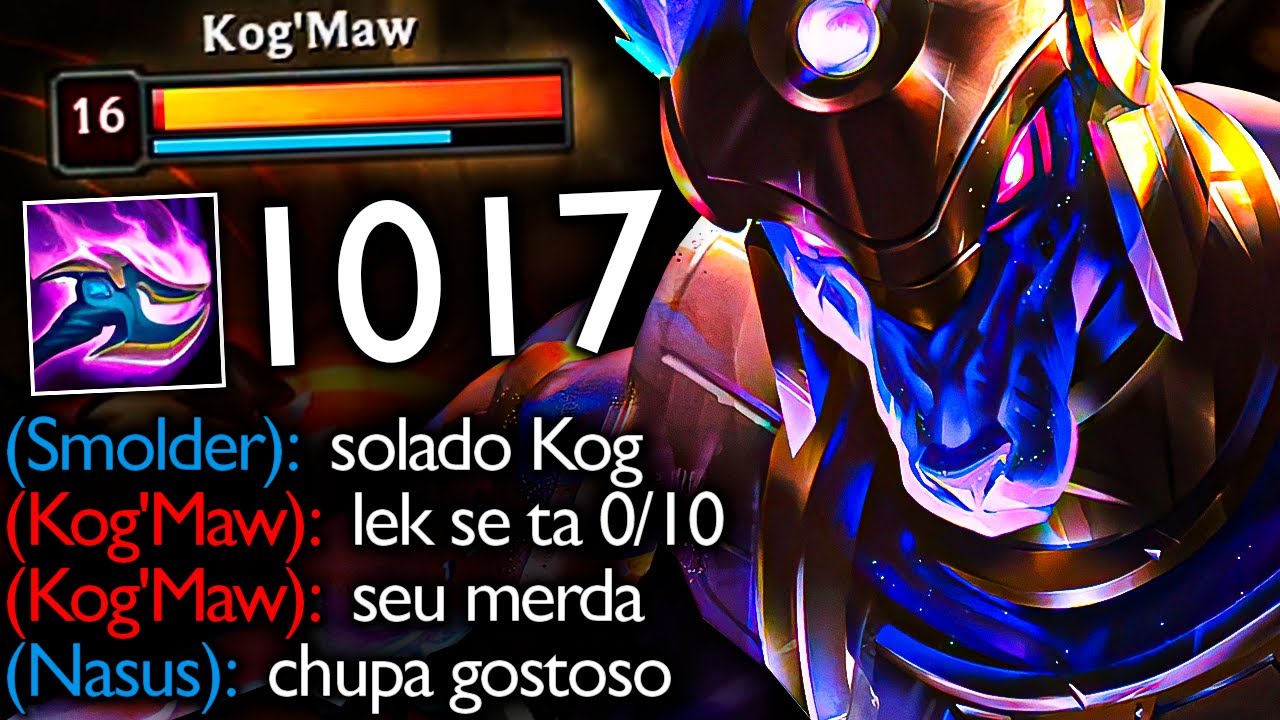 MANDEI 1000 STACKS NO NASUS JUNGLE QUE DÁ 1 HIT EM ADC FOLGADO KKKKKKKKK