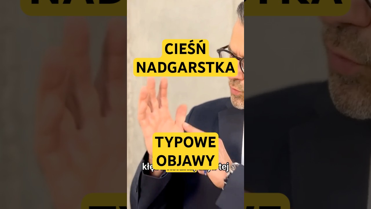 Drętwienie dłoni? Może to cieśń nadgarstka! #ortopedia #b&oacute;lstaw&oacute;w #leczenieb&oacute;lu