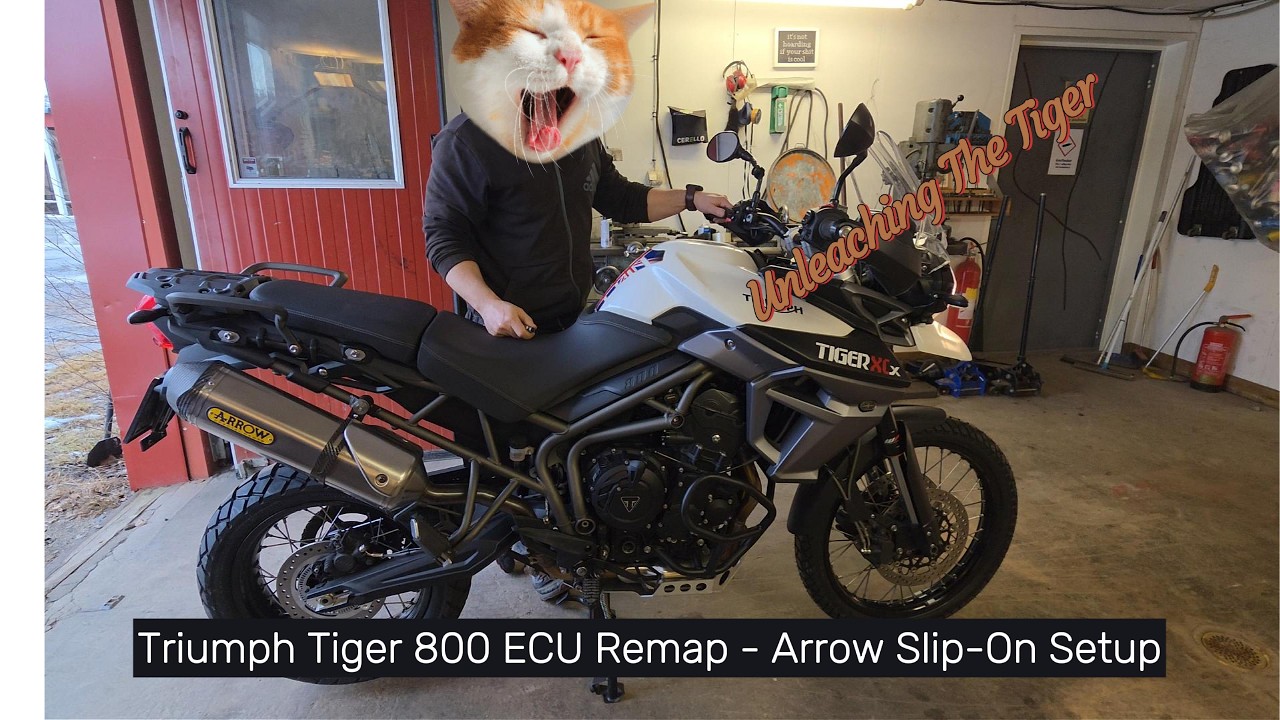 Triumph Tiger 800 XCx ECU Remap -  Arrow Slip-On Setup