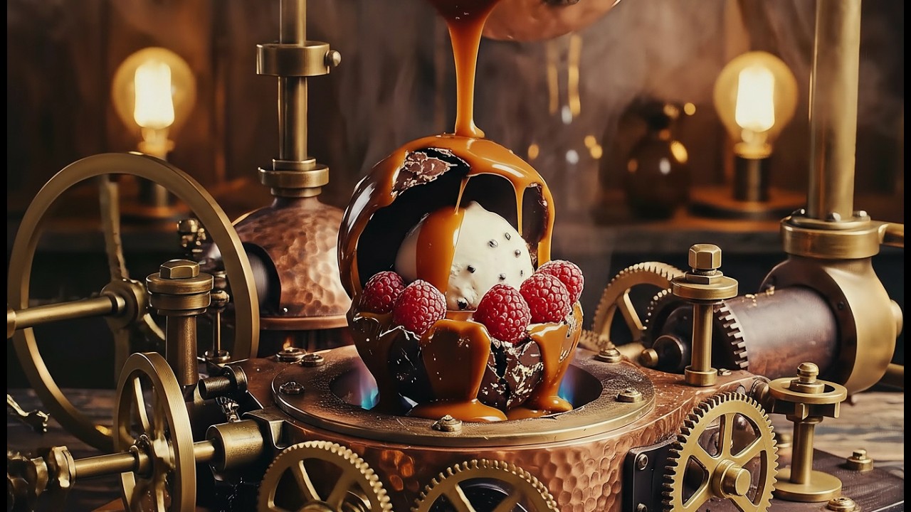 🤖🍧 Futuristic Dessert Machines Making Impossible Treats | Relaxing AI Food ASMR Compilation 🍰