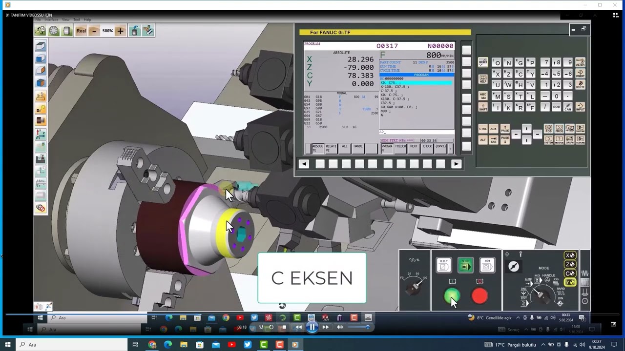 01 C EKSEN TORNA PROGRAMLAMA EĞİTİM SETİNE BAŞLARKEN