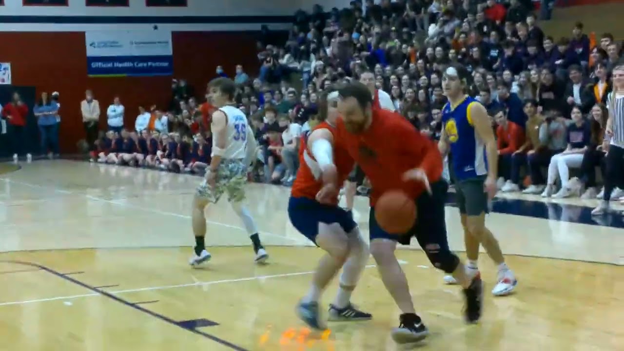 Pittston Area Winter Sports Pep Rallies, Teachers VS Students Basketball Game