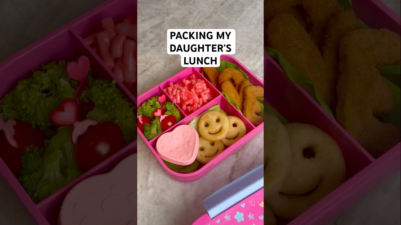 Pakowanie walentynkowego lunchu dla c&oacute;rki #walentynki #pomysłynalunch #bentobox #życiemamy #szkolnylunch