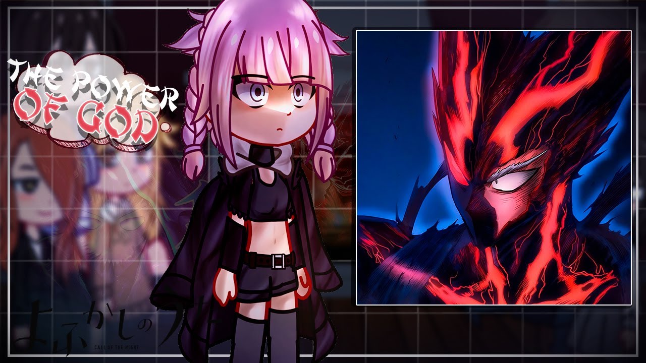 Yofukashi no uta reacts to Garou as Ko || Saitama || Gacha Club
