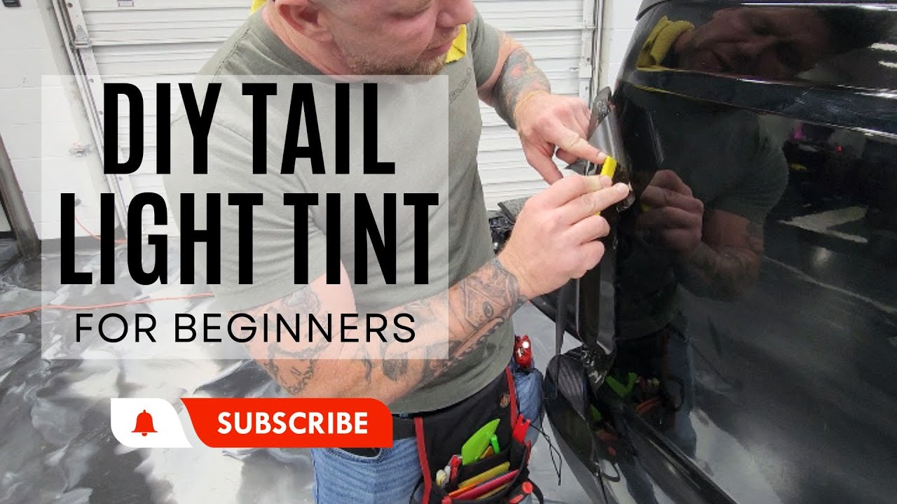 DIY Tail Light Tint!  It's TOO EASY...