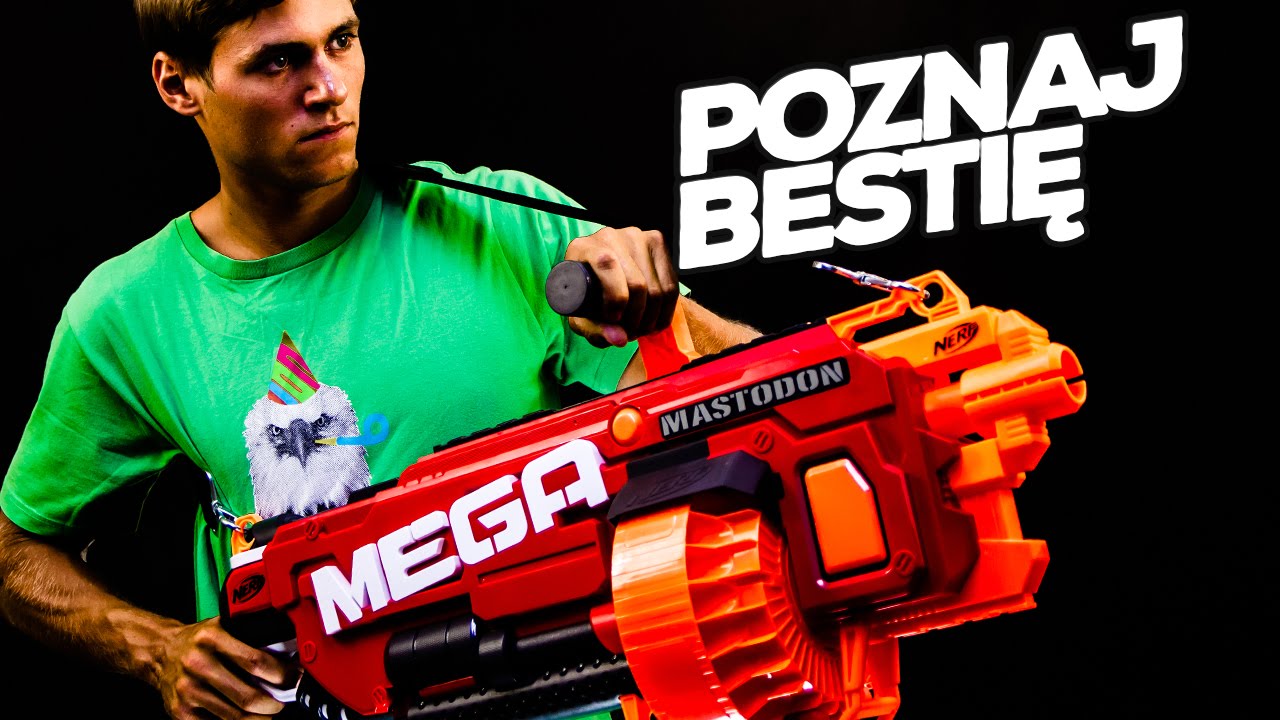 Nerf MEGA Mastodon - Poznaj bestię! - recenzja Nerfoteka.pl
