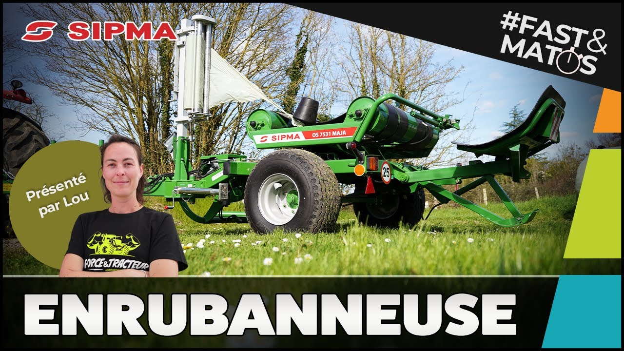 [FAST&MATOS] Enrubanneuse traînée MAJA SIPMA by Agripartner