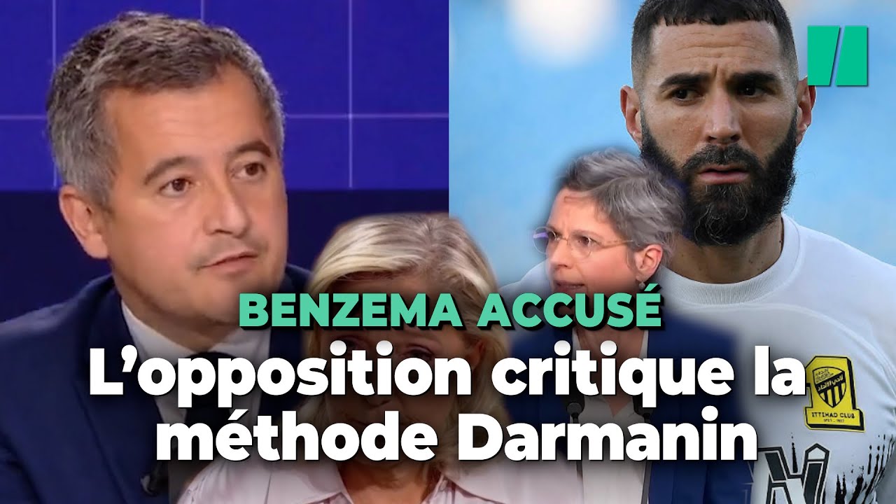 Gérald Darmanin s'en prend à Karim Benzema, l'opposition crie à la 