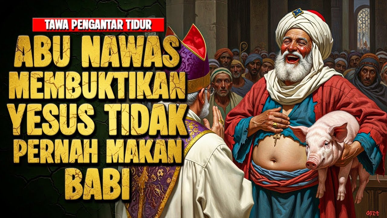 Abu Nawas Beri Bukti Yesus Tidak Pernah Makan Babi - KISAH LUCU PENGANTAR TIDUR