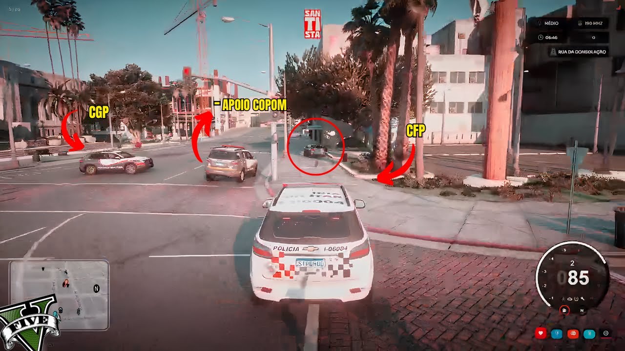 COMANDO FORÇA EM APOIO AO TOR NA BAIXADA SANTISTA - GTA RP - FIVEM