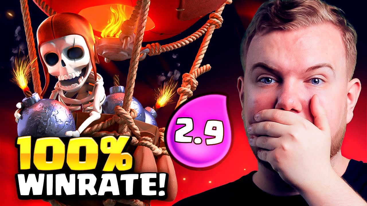 2.9 BALLOON CYCLE GOT BUFFED AND BEATS EVERYONE IN CLASH ROYALE!